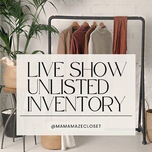 Live Show Unlisted Items 2/24/2026